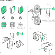 Wall Mount Bike Rack | FIDLOCK Secured