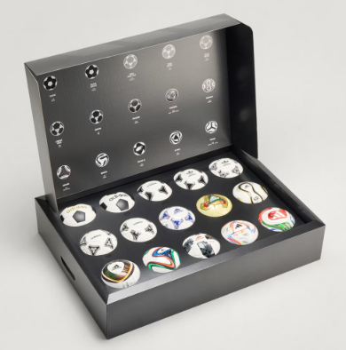 🏆 Coffret de mini-ballons de collection historiques de la Coupe du Monde