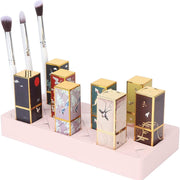 24-Slot Silicone Lipstick Organizer – Makeup Brush & Cosmetic Display Box