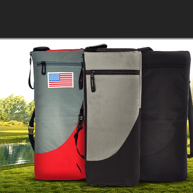 Golf Bag Cooler Sleeve – Insulated 6-Can Beer Holder with Ice Pack
