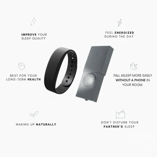 Smart Wake-Up Wristband Alarm – No More Oversleeping | Comfortable & Reliable Wake-Up Solution