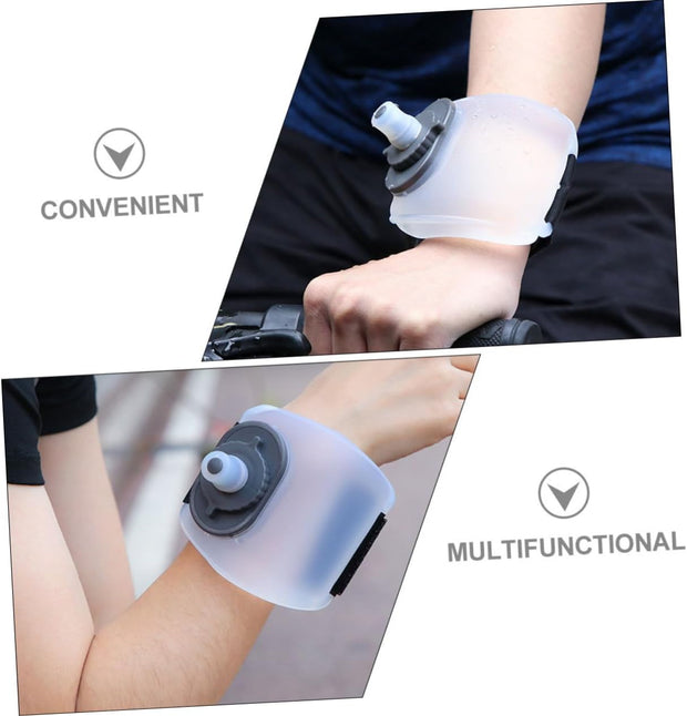 Silicone Wristband Water Bottle for Sports, Running & Fitness