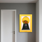 Creative Candy Dispenser Photo Frame – Fun Wall-Mounted Gumball Machine for Kids & Adults