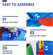 STEM Toys for Kids Ages 3-5 – Large Race Track Car Playset – Educational Toys for 3-Year-Old Boys and Girls – Birthday & Christmas Gifts