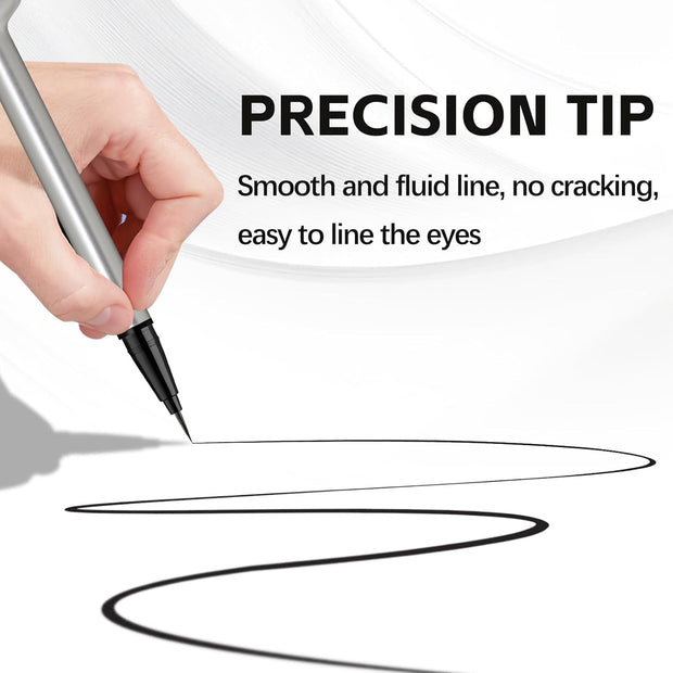 2-in-1 Lower Lash Stamp & Eyeliner Pen – Waterproof, Smudge-Proof, Long-Lasting Makeup Tool