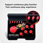 Wired Game Joystick, 4-in-1 Spherical Joystick, Wired Fighting Controller for Street Fighter Games, Compatible with PS3, PC, Android, and TV