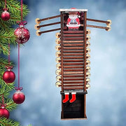 Santa Claus Chimney Countdown Advent Calendar – Wooden Holiday Decoration