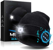 Bluetooth Winter Beanie Hat with Built-in Stereo Speakers – Wireless Music & Call Cap