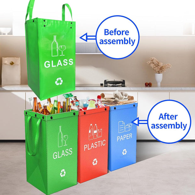 Foldable Trash Can – Leakproof Reusable Waste Bin