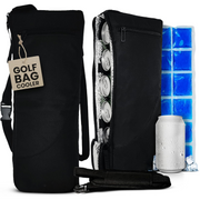 Golf Bag Cooler Sleeve – Insulated 6-Can Beer Holder with Ice Pack