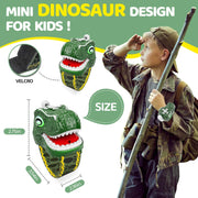 Dinosaur Walkie Talkies for Kids – T-Rex Camping Gear 2-Pack | 3 Channels, Long Range