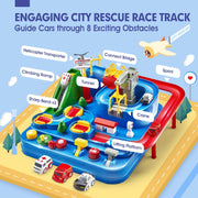 STEM Toys for Kids Ages 3-5 – Large Race Track Car Playset – Educational Toys for 3-Year-Old Boys and Girls – Birthday & Christmas Gifts
