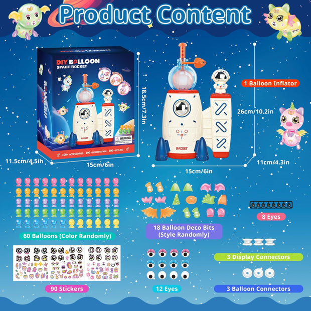 DIY Balloon Animal Kit – Creative Play Set with Pump