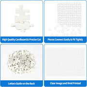 1000 Pieces Blank Puzzle – Ultimate Challenge for Adults and Teens