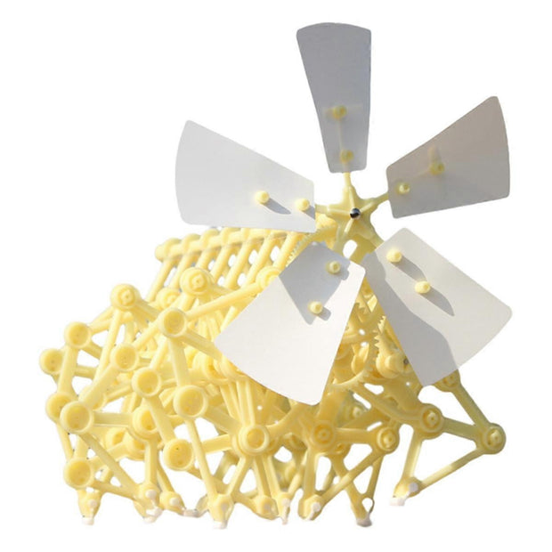 Mini Beach Strandbeest Model Kit – Wind-powered Walking DIY Robot Toy for Kids