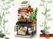 412-Piece Mini Store Building Set - Creative DIY Model Kit for Kids
