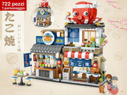 412-Piece Mini Store Building Set - Creative DIY Model Kit for Kids