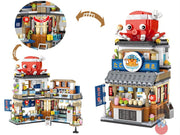 412-Piece Mini Store Building Set - Creative DIY Model Kit for Kids