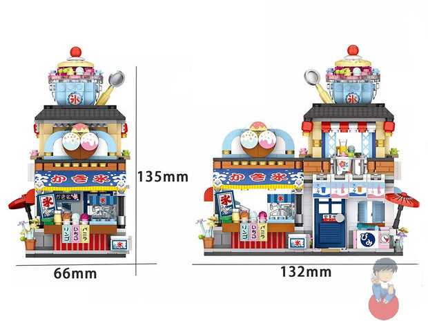 412-Piece Mini Store Building Set - Creative DIY Model Kit for Kids