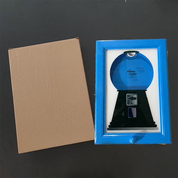 Creative Candy Dispenser Photo Frame – Fun Wall-Mounted Gumball Machine for Kids & Adults
