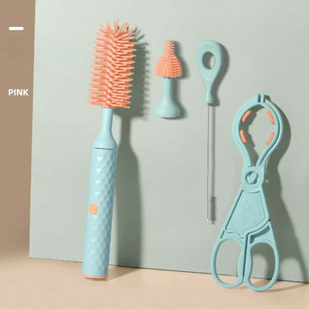 Electric Baby Bottle Cleaning Brush – Quick, Gentle & Effortless Cleaning