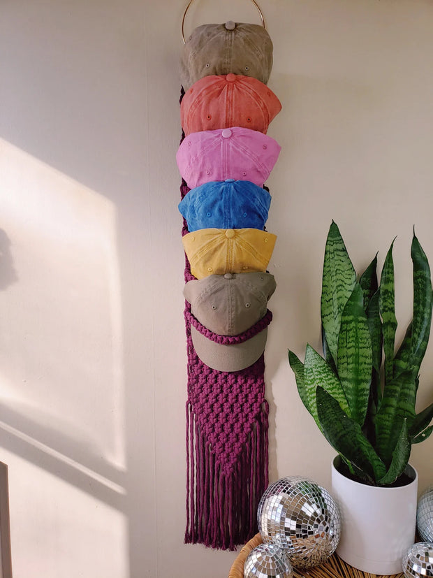Baseball Cap Hanger – Custom Hanging Hat Rack
