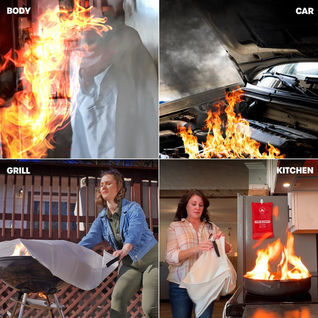 Fire Blanket – Ultimate Kitchen Fire Safety Protection