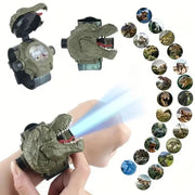 3D Dinosaur Projection Electronic Watch – Fun Luminous Toy for Kids