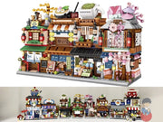 412-Piece Mini Store Building Set - Creative DIY Model Kit for Kids