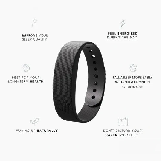 Smart Wake-Up Wristband Alarm – No More Oversleeping | Comfortable & Reliable Wake-Up Solution